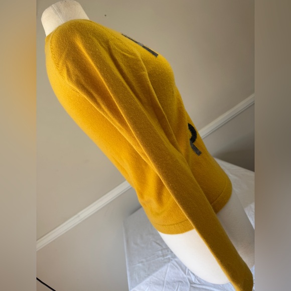 Happy Sheep ADORABLE Cashmere Sweater. Intarsia “HAPPY.” 🙂 - Picture 13 of 14